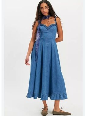 floral long sleeve midi dress Pleated Chiffon Floral Midi Dress